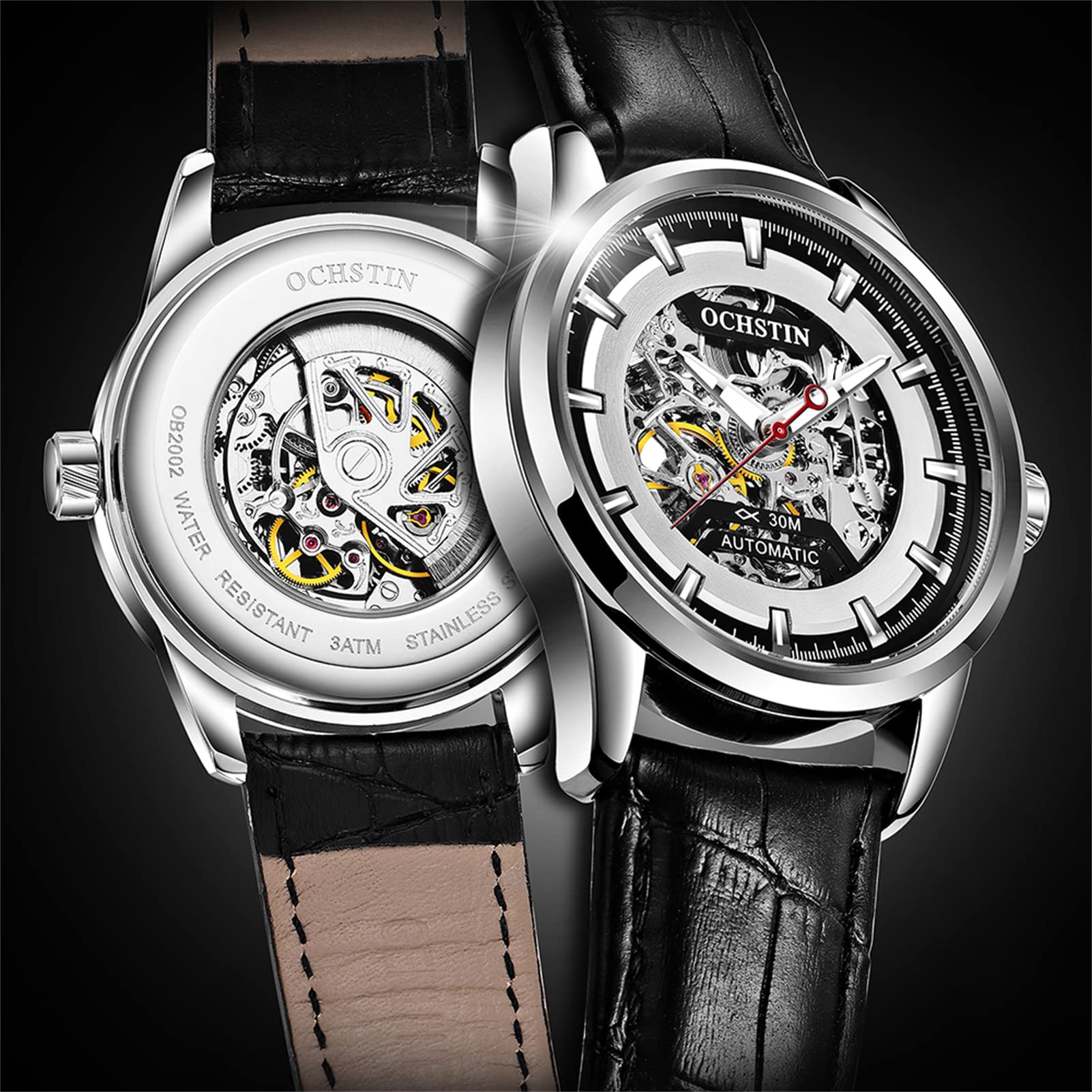 FORSINING Męskie automatyczne zegarki mechaniczne wodoodporny Tourbillon męski zegarek szkielet samonastawny sportowy zegarek na rękę moda biznes