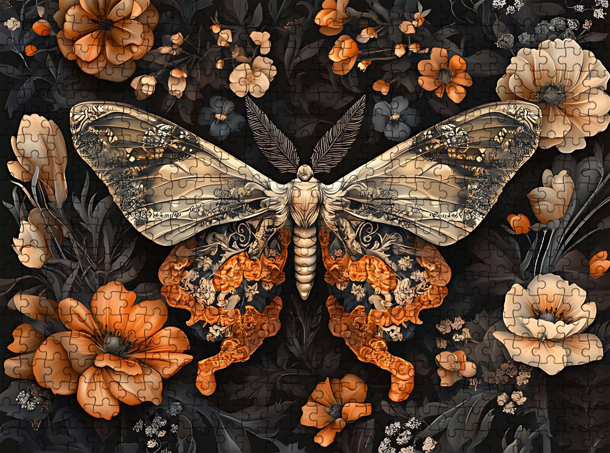 fiore animale Puzzle 3000 Pezzi per Adulti, Puzzle in Legno - Collezione Classica con Poster Incluso - Sfida di Concentrazione e Passatempo Antistress, Gioco Educativo per Famiglia, 122 x 81 cm f0-348