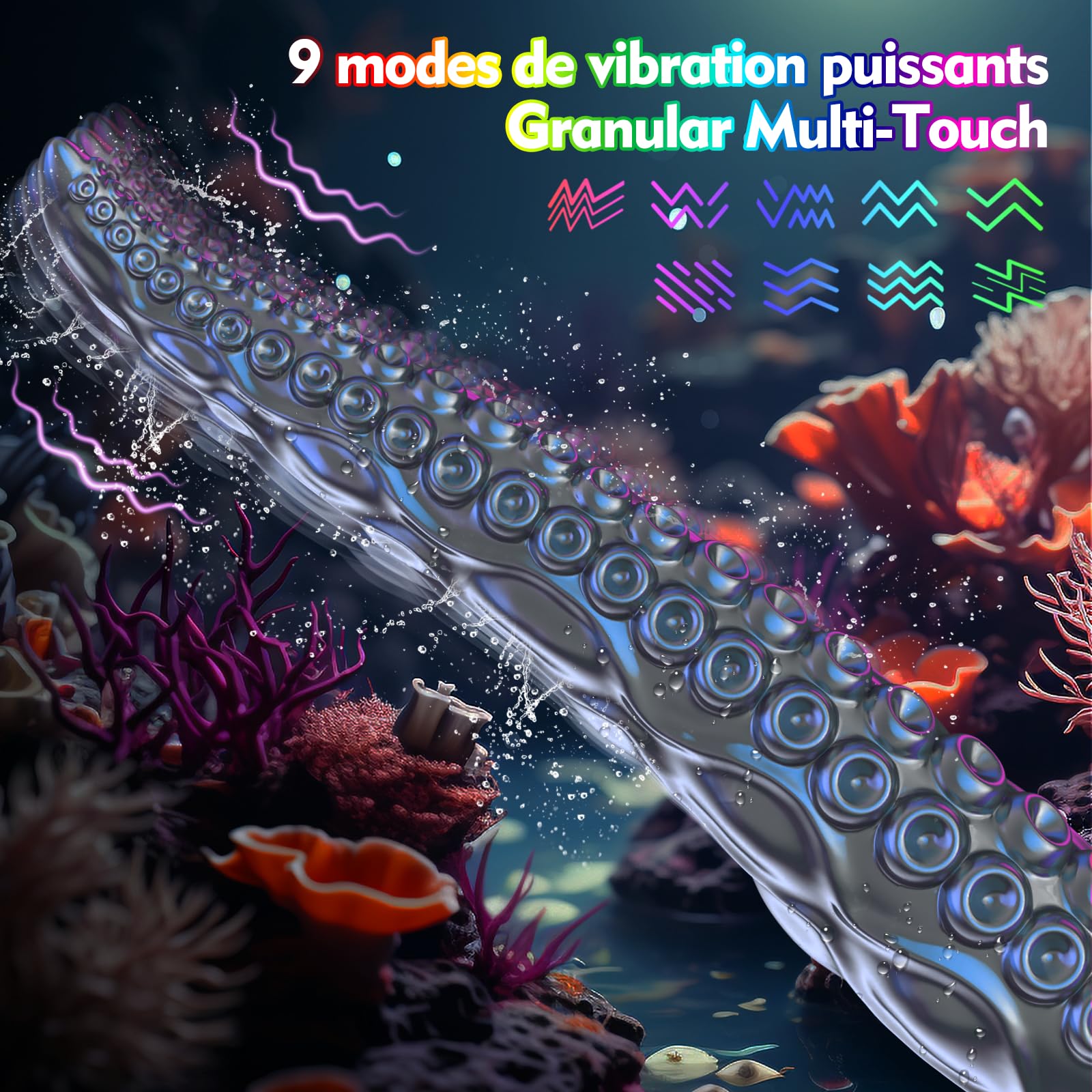 Sex Toýs Femme Gode Vibromasseurs - Vibromasseur Femme Clitoridien Puissant Avec 9 Modes de Vibration & Écran LED,Gode Vibro Masseur Plug Anal Sex Toys Couple,Gode Vibro Masseur Plug Femme Débutante.