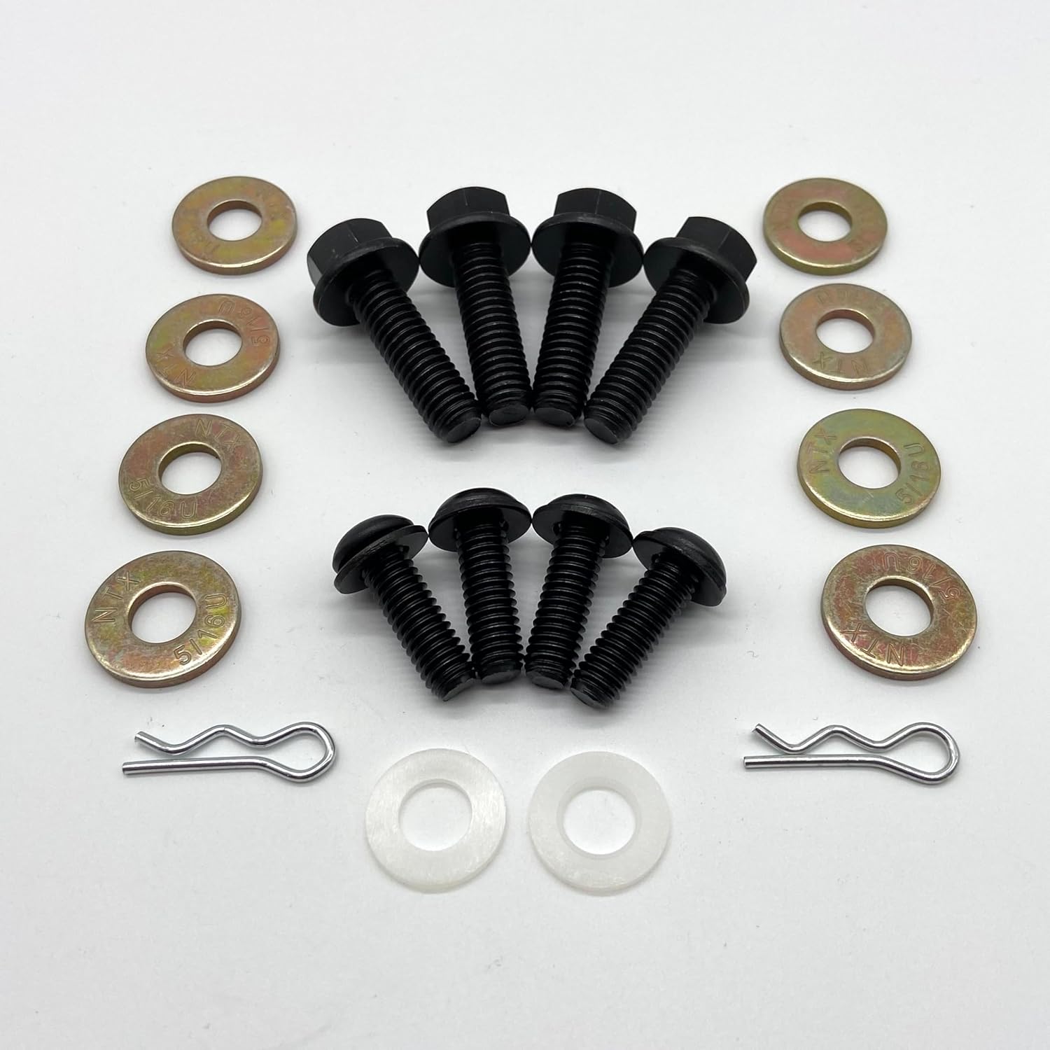 Generic Region Offroad Rear Seat Bracket Bolts Pins Fold and Tumble compatible with Jeep CJ Wrangler YJ 76-95, RO-0016