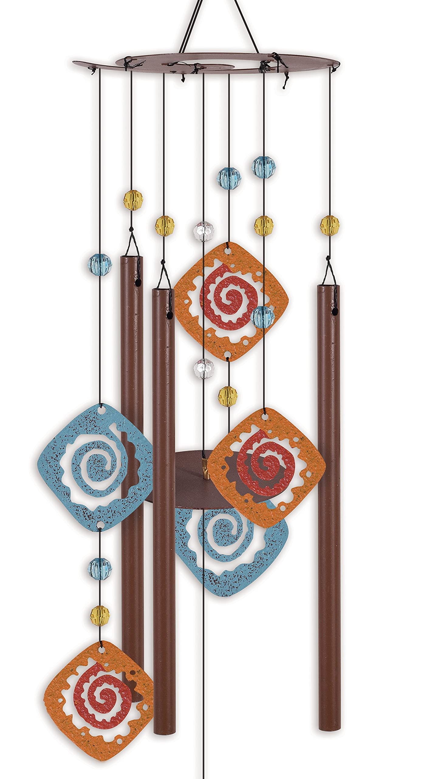 Sunset Vista Designs Rustic Metal Wind Chime, Kokopelli, 37.5" x 8.5" x 5.1" - Image 3