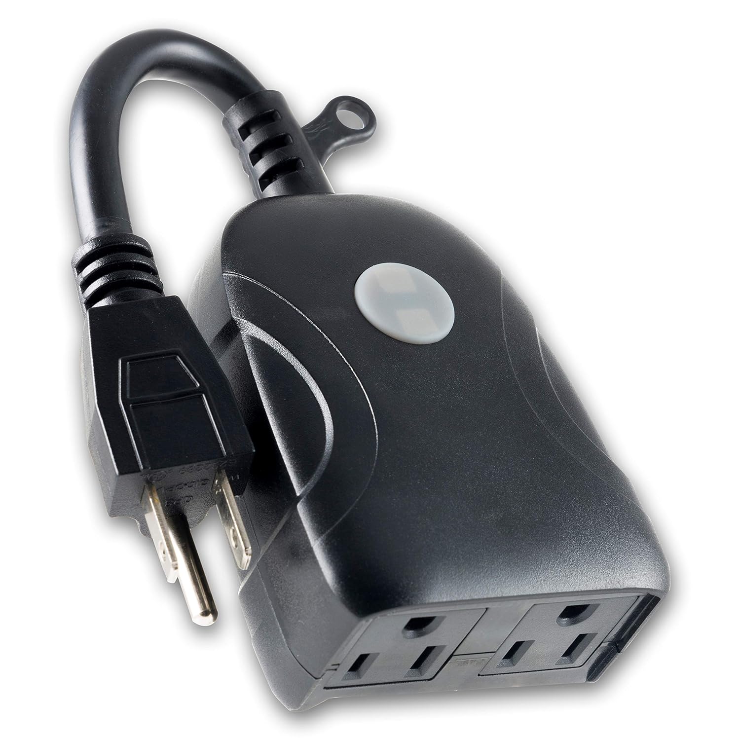 UltraPro Outdoor Wi-Fi Smart Plug, 2 Outputs, Compatible with Alexa, Echo and Google Home, No Hub Required, App Controlled, ETL Certified, 51405, Black UltraPro Outdoor Wi-Fi Smart Plug, 2 Outputs, Compatible with Alexa, Echo and Google Home, No Hub Required, App Controlled, ETL Certified, 51405, Black