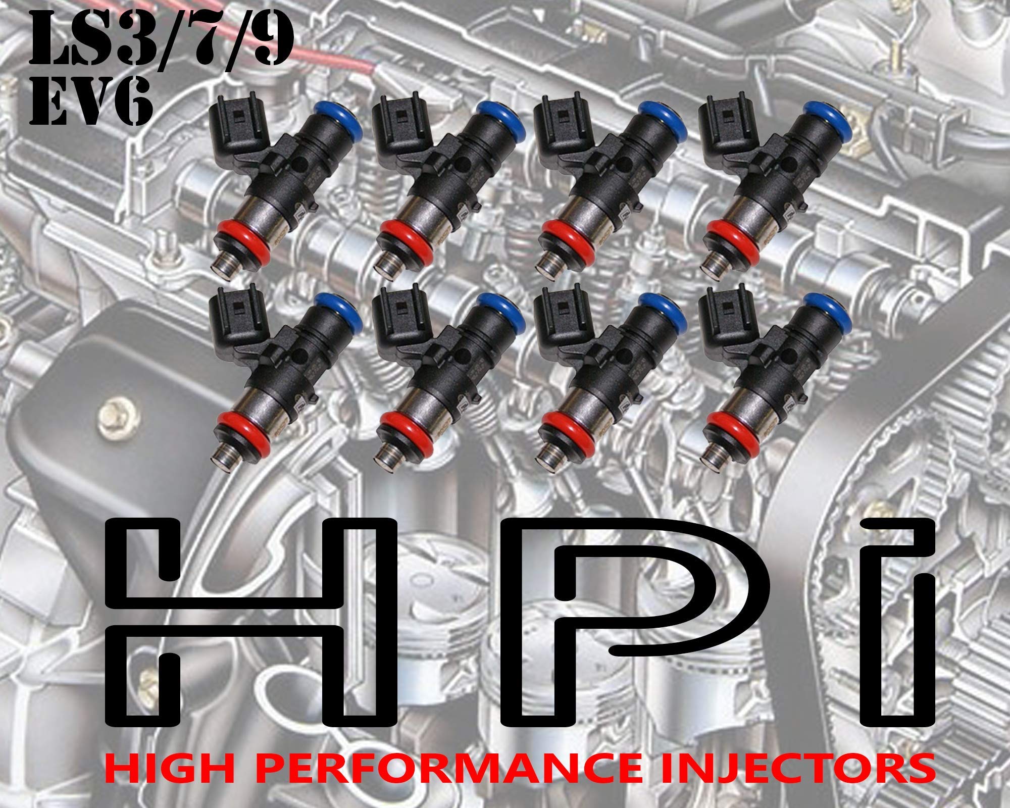 Buy 8 HIGH IMPEDANCE FUEL INJECTORS. 100 YEAR WARRANTY! LSA LS7 (LS3
