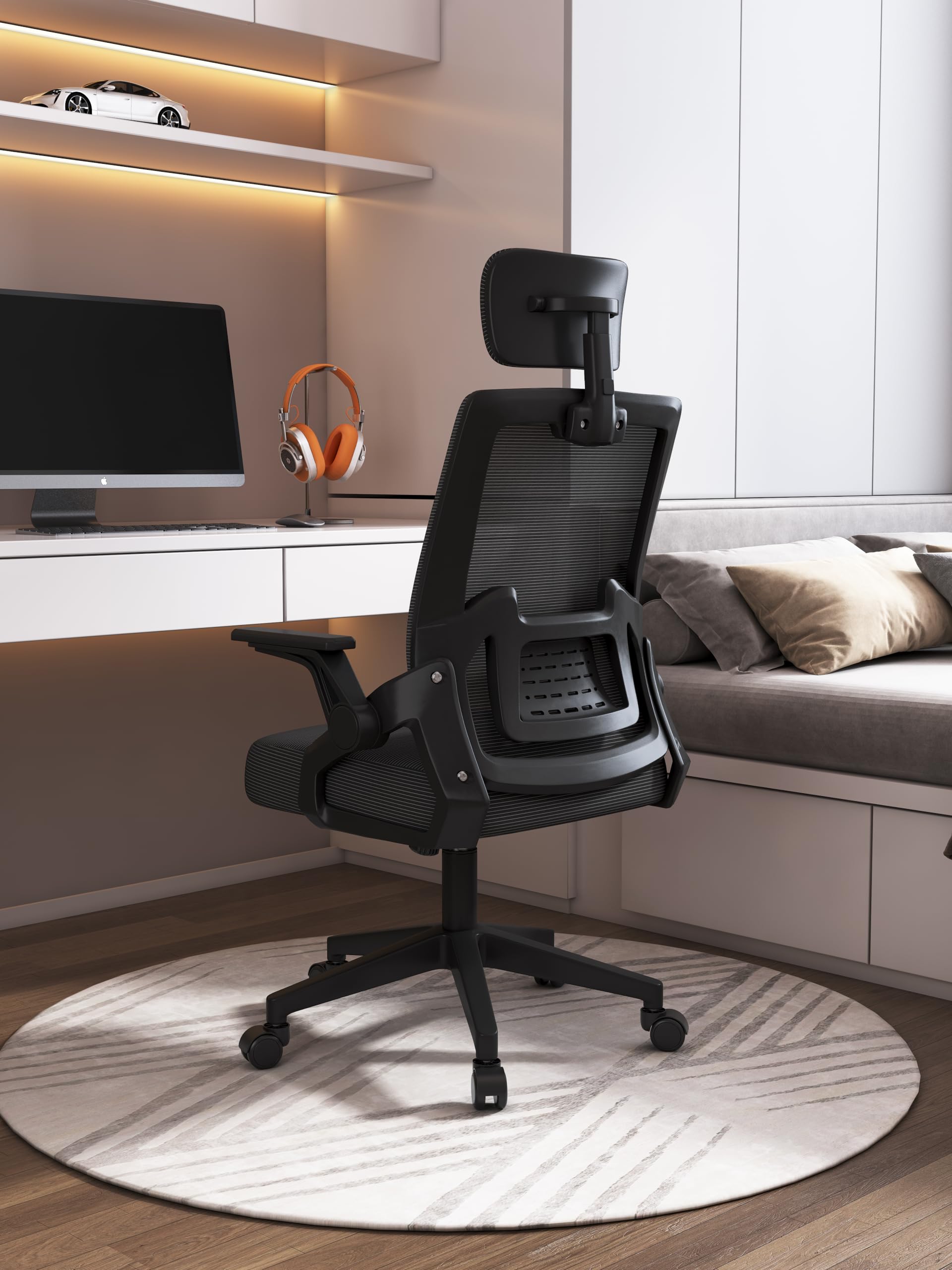 オフィスチェア デスクチェア メッシュアームレスト ワークチェア ロッキング機能 オフィスチェア デスクチェア メッシュアームレスト ワークチェア