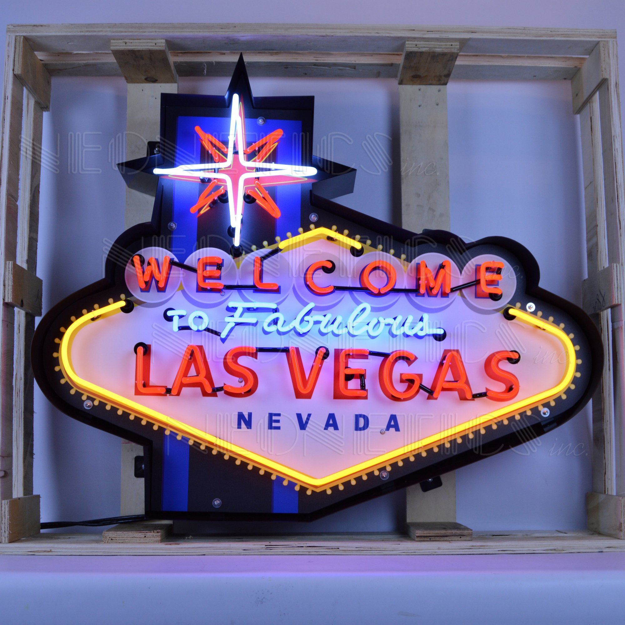 Amazon | Welcome to Fabulous Las Vegas neon sign in Shapedスチール