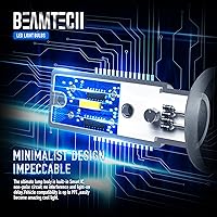 Vista 5 de BEAMTECH - Bombilla antiniebla H10, chips CSP de 6500K, 800 lúmenes, xenón blanco extremadamente brillante de 2