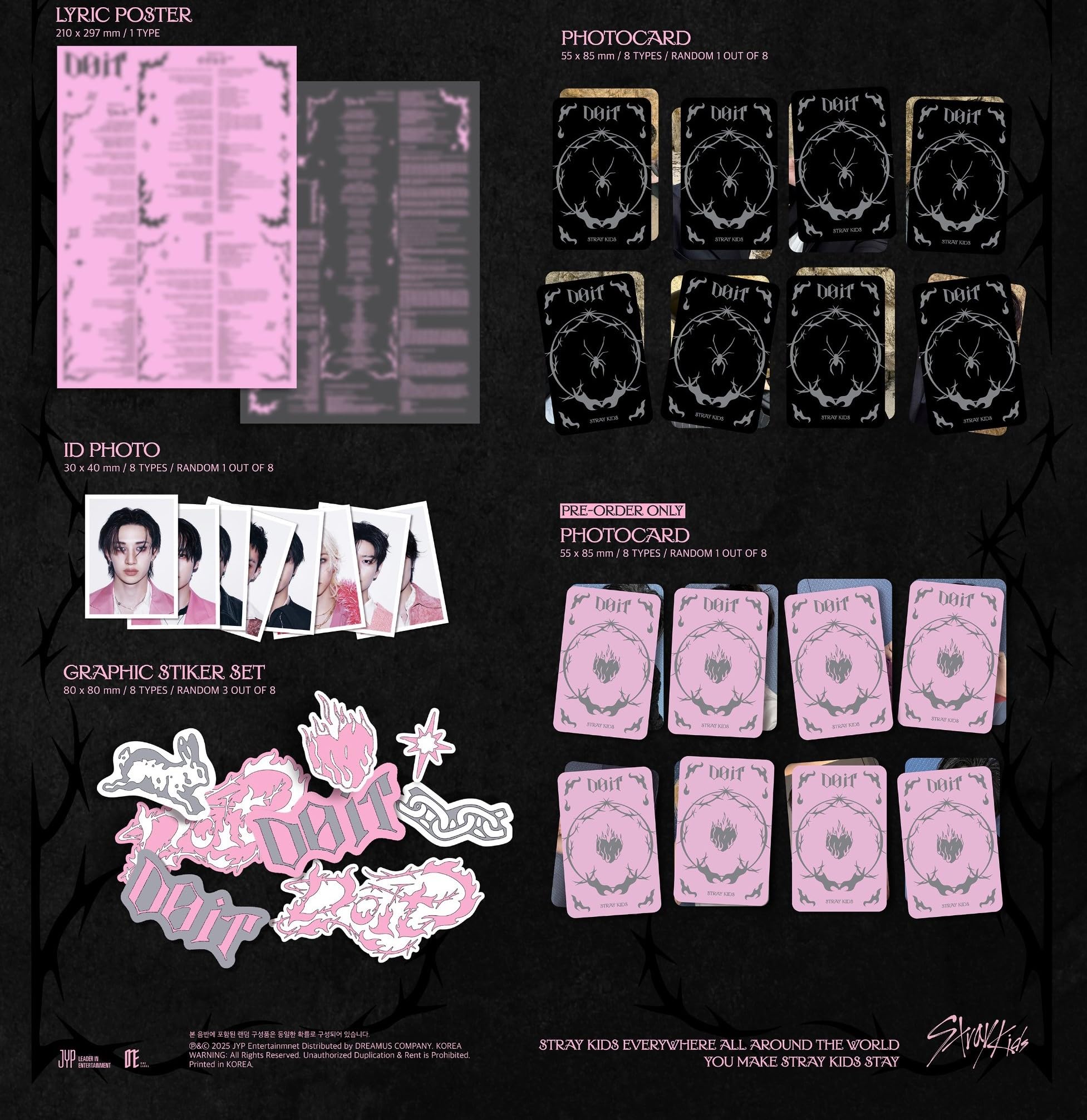 Amazon.com: SKZ IT TAPE 'DO IT' Stray Kids Album [Random ACCORDION
