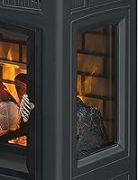 Vista 6 de Duraflame DFI-5010 - Estufa infrarroja en 3D para chimenea eléctrica con control remoto