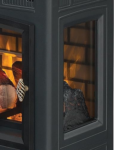 Miniatura 6 de Duraflame DFI-5010 - Estufa infrarroja en 3D para chimenea eléctrica con control remoto