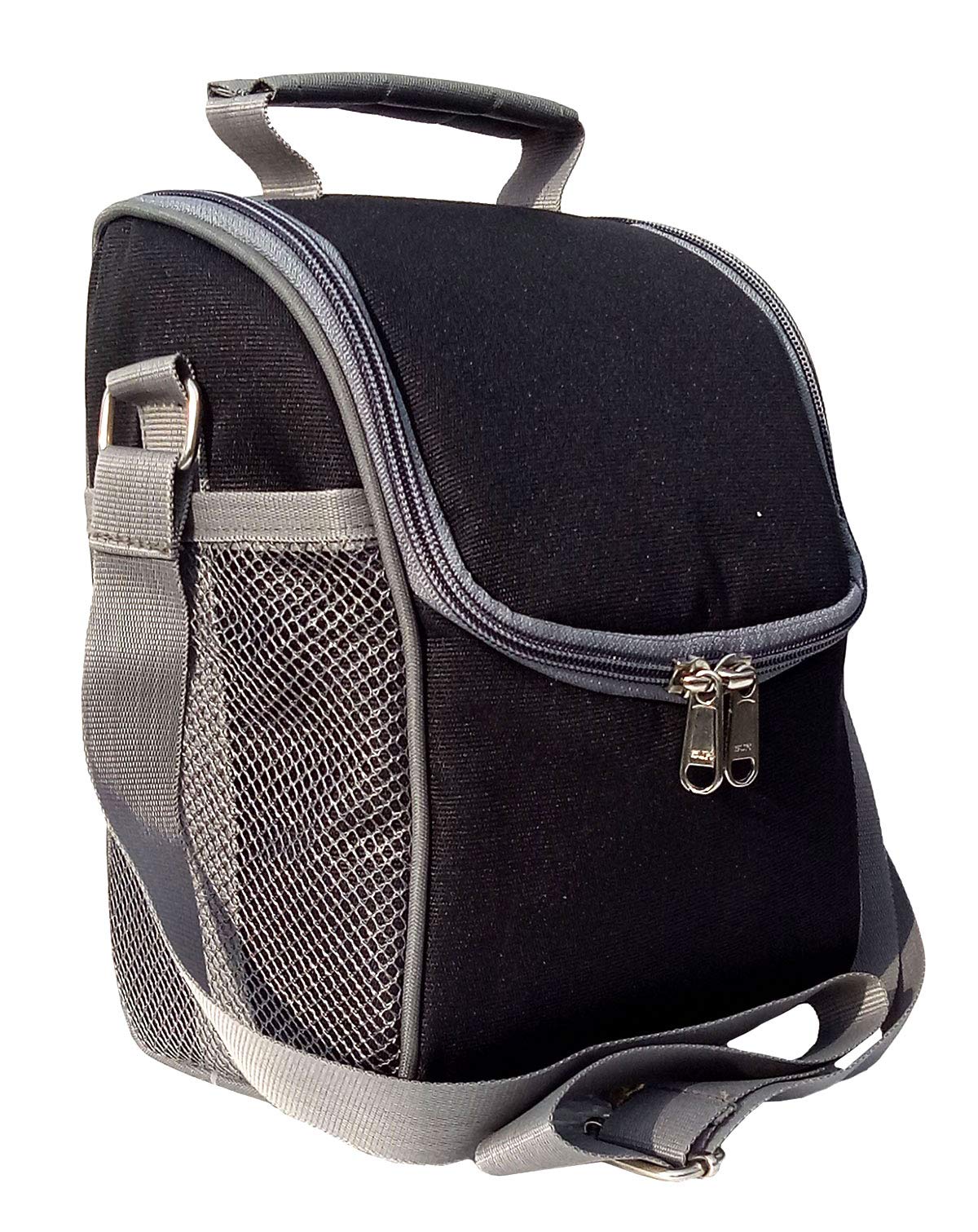 Aafeen Polyester Waterproof Office Lunch/Tiffin Bag (Black)-image-28