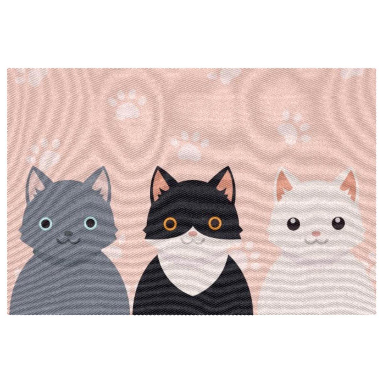 Sets de table chats mignons, cadeau idéal pour les amoureux de félins et cuisine
