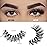 FARRED Mink Lashes Short Fluffy Eyelashes Wispy Natural Eyelash Pack Full Volume Lash Strips 10 Pairs Wispies Fake Strip Lashes Natural Look False Eye Lash Russian Looking for Everyday Makeup (Z03)