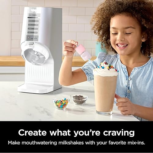 Miniatura 7 de Ninja NC100 CREAMi Breeze - Máquina para hacer helados, para sorbete, mezclas, batidos y más, 5 programas de un solo toque, con (2) recipientes de