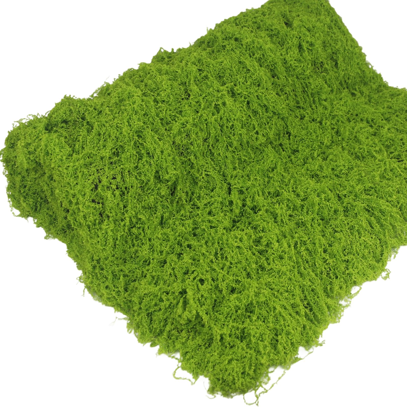ACRYCS Fake Moss Green 39" x 39" Faux Moss for Decorating Artificial Grass for Indoor Plants Wall Crafts DIY Table Centerpieces Fairy Woodland Garden Floral Wedding 100x100cm