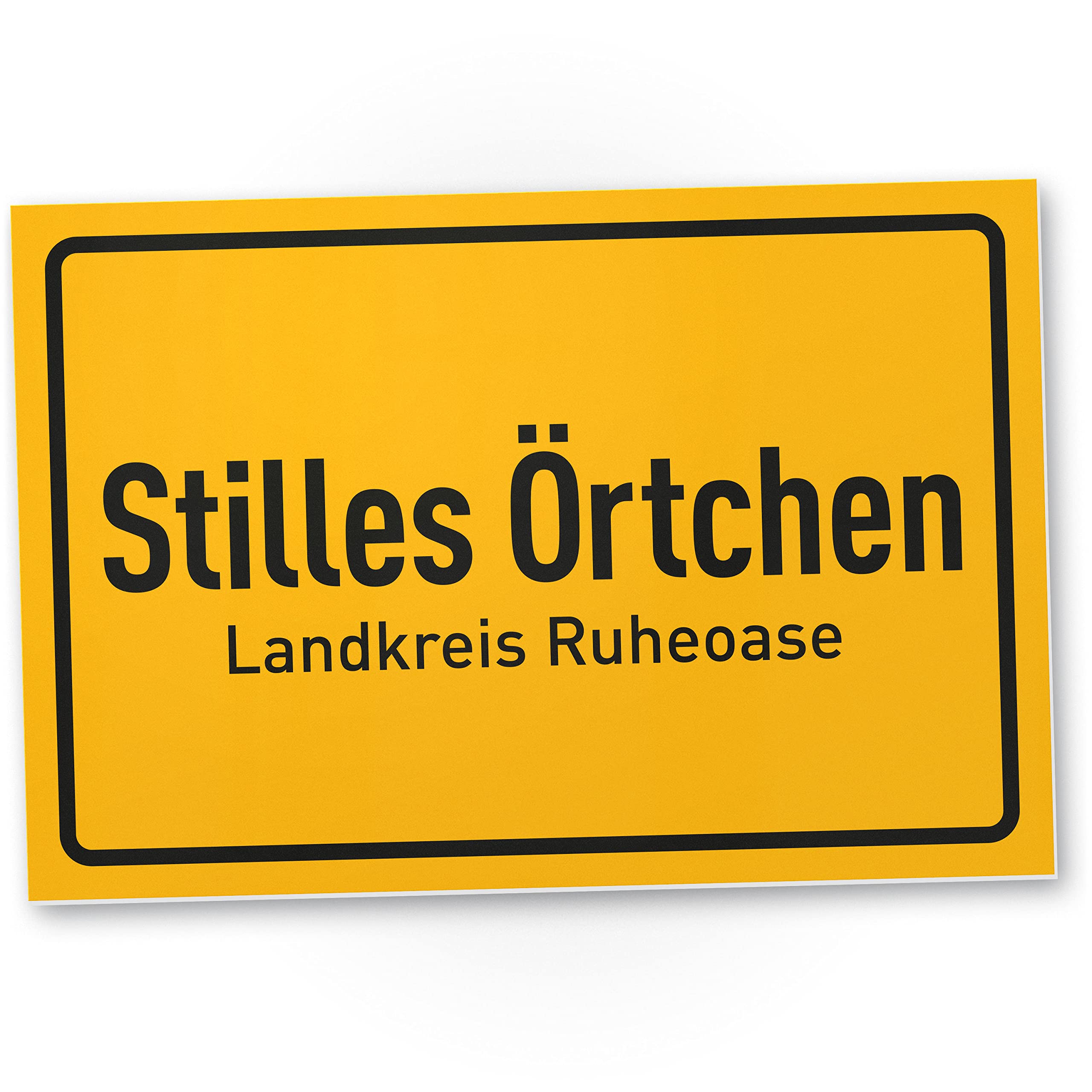 DankeDir! Stilles Ortchen - Plastic Sign 30 x 20 cm - Guest Toilet Men's Wall Guest Toilet Door Sign Decoration Funny - Toilet Sign Toilet Sign Toilet Sign Toilet Toilet To Hang Funny