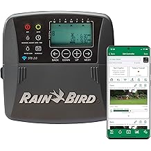 Rain Bird ST8I-2.0 Smart Indoor WiFi Sprinkler/Irrigation System Timer/Controller, WaterSense Certified, 8-Zone/Station, Compatible with Amazon Alexa