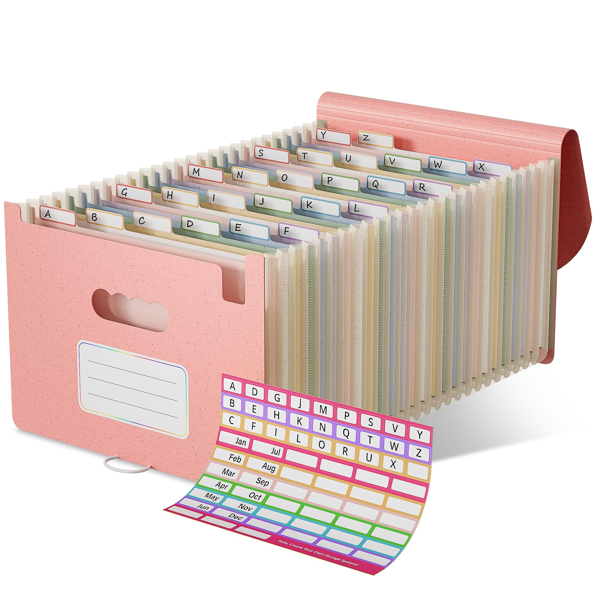EcoStash Wheat Straw Accordion File Organizer