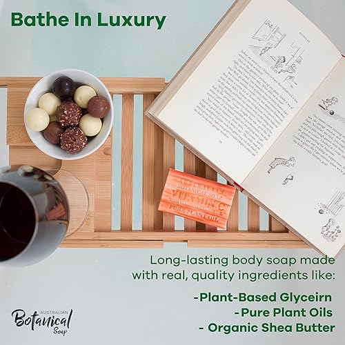 Miniatura 2 de Australian Botanical Soap, Sal marina con minerales oceánicos y jabones de naranja de Valencia  Todo tipo de piel  Enriquece manteca de karité  6.8