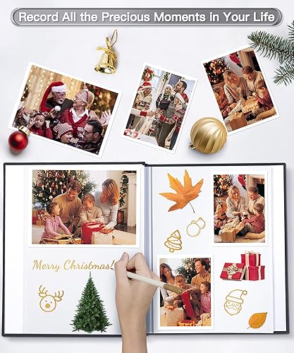 Miniatura 42 de Popotop Álbum de fotos autoadhesivo para álbumes de recortes de 4 x 6 pulgadas, 5 x 7 pulgadas, 8 x 10 pulgadas, álbumes de fotos de bricolaje como