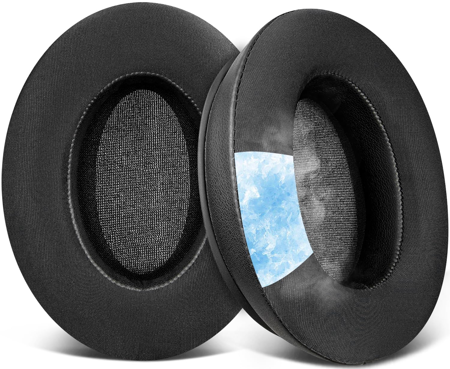 SOULWIT Cooling Gel Earpads Replacement for Sennheiser HD280/HD280-13/HD280-Pro/HD281/HMD280/HMD280 Pro/HMD280-13/HMD281/HMD281 Pro Headphones, Ear Pads Cushions with Noise Isolation Foam - Black