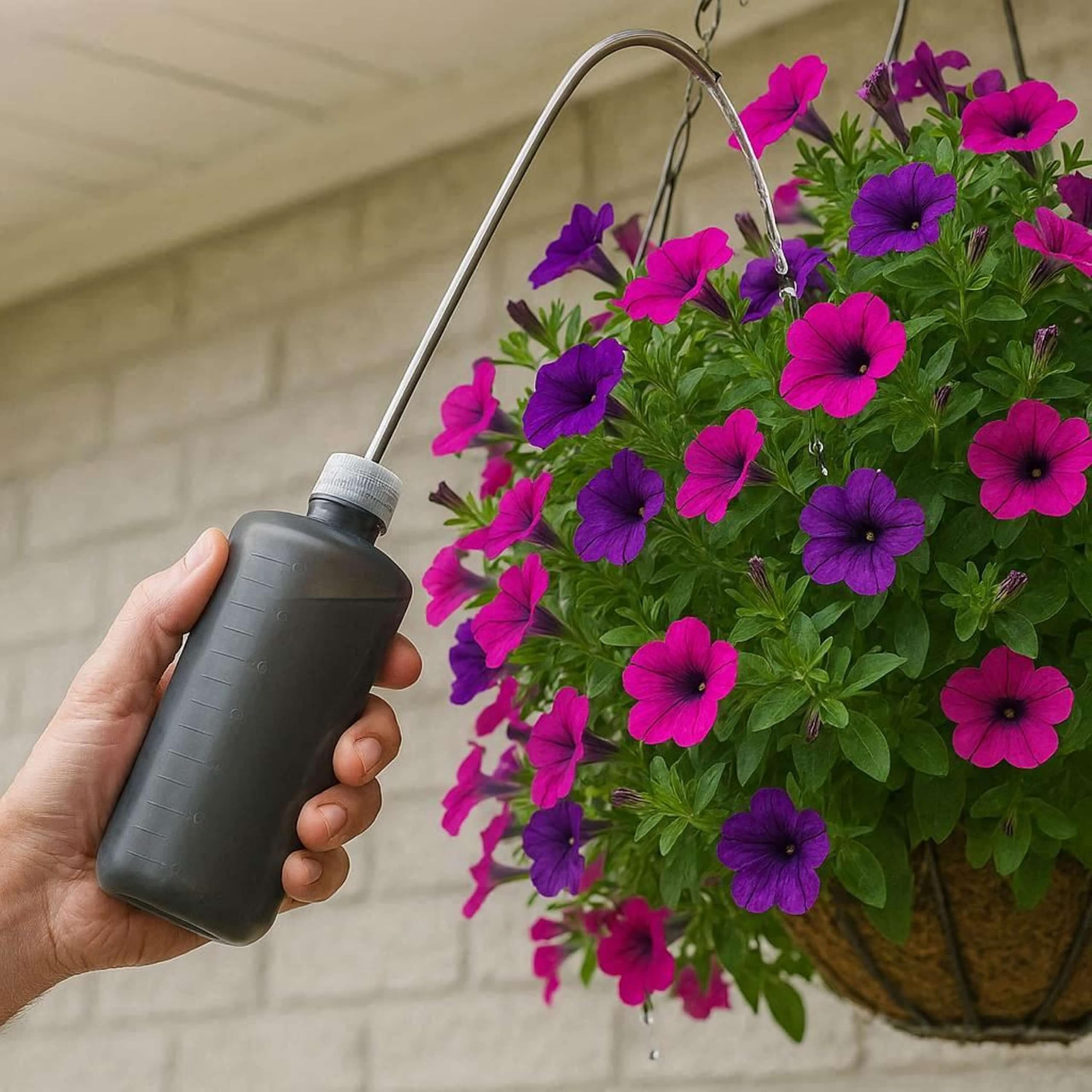 Esschert Design Regadera para Plantas Colgantes, 40 cm, 0,5 litros, plástico, TG341