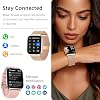 Smart Watch 45mm para Mujer y Hombre (Marcar/Contestar Llamadas), Reloj Fitness Tracker 2.0" con Monitor de Ritmo Cardíaco/Presión Arterial/Oxígeno en Sangre para Android iOS 5