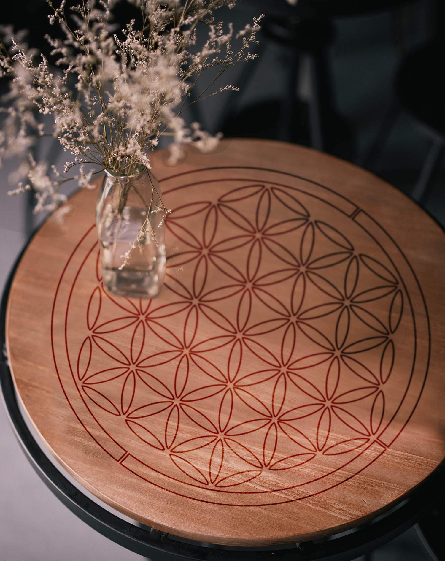 GSS Designs Flower of Life Stencil for Crystal Grid Art Painting (12x12