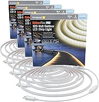 Vista 6 de Armacost Lighting RibbonFlex Pro Outdoor 16.4 ft 120V Plug-in Warm White 2700K LED Strip Light Kit 139430