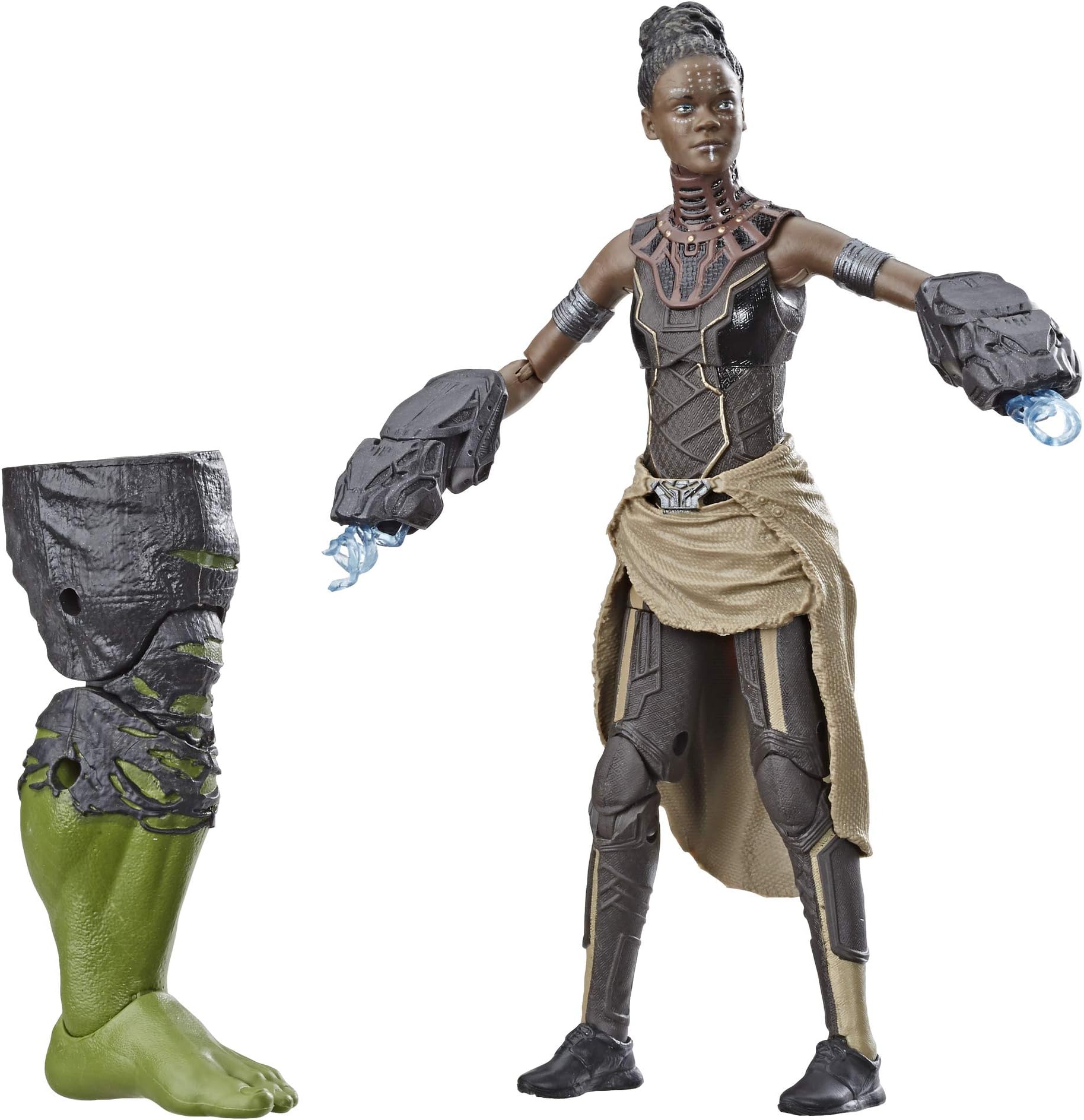 Legends Series Black Panther Shuri 6" Collectible Action Figure Toy for Ages 6 & Up with Accessories & Build-A-Figurepiece