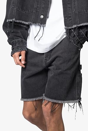mnml Men's Men's Frayed Denim Shorts