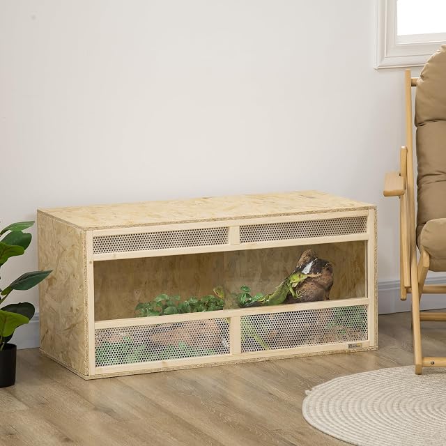 Foto 2 de 8 de PawHut 58 GAL. Terrario para Camaleones 39" x 18.5" x 18.5