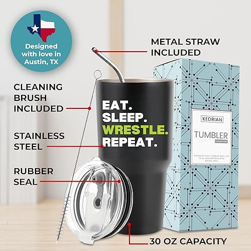 Miniatura 5 de KEDRIAN Vaso de voleibol de 30 onzas, bonitos regalos de voleibol para niñas adolescentes, taza de voleibol para niñas y adolescentes, regalos de