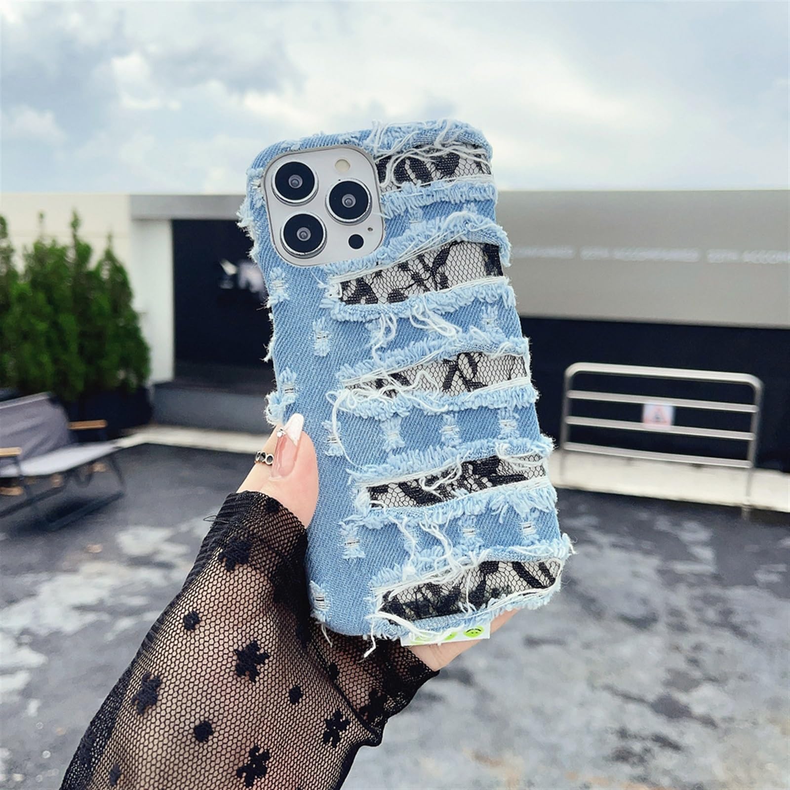 iPhoneアクセサリー ajew iPhone14pro denim case indigo iPhone14Pro / indigo 【denim】(発送はご注文から3営業日以内