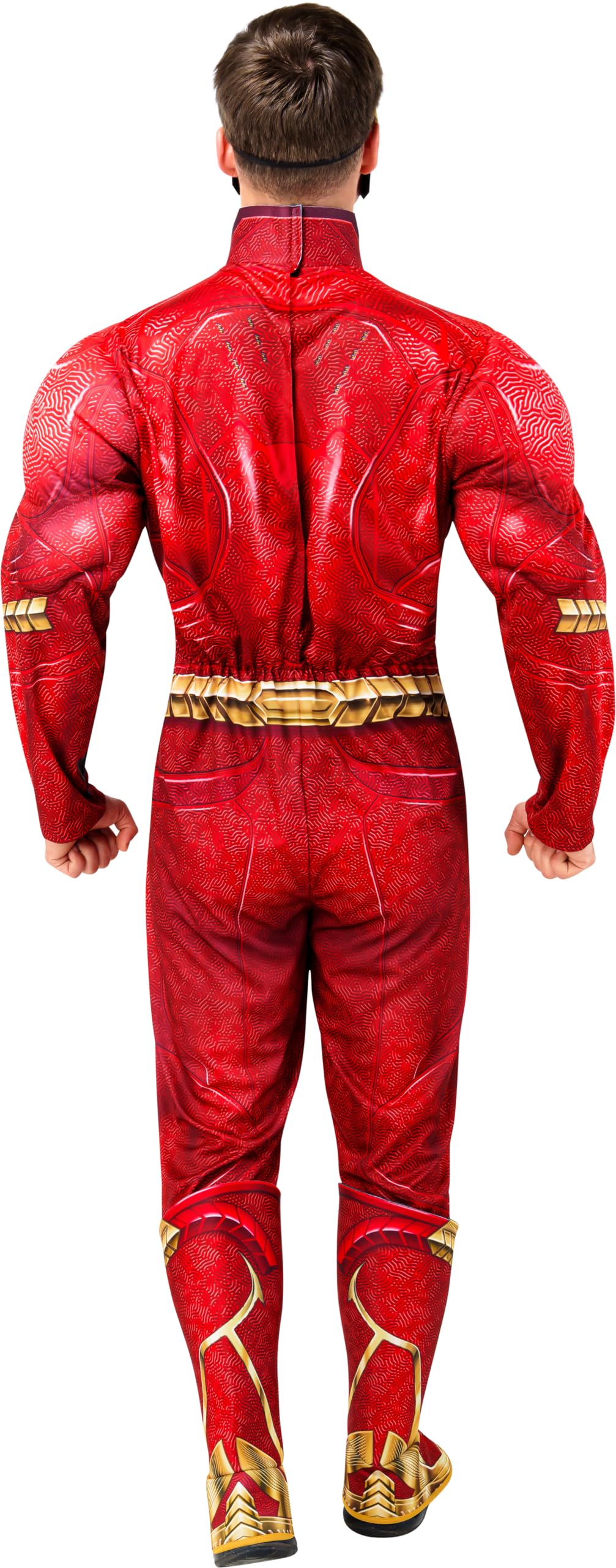 Rubie's Costume da adulto DC Comics Flash The Movie Deluxe tuta e maschera