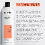Nioxin System 4 Scalp + Hair Thickening Shampoo for Colored, Dry, & Damaged Hair with Progressed Thinning | Maintain Vibrant Color | Cleanse, Nourish & Boost Hair Density with Niacinamide & Biotin | Gentle Scalp Cleansing