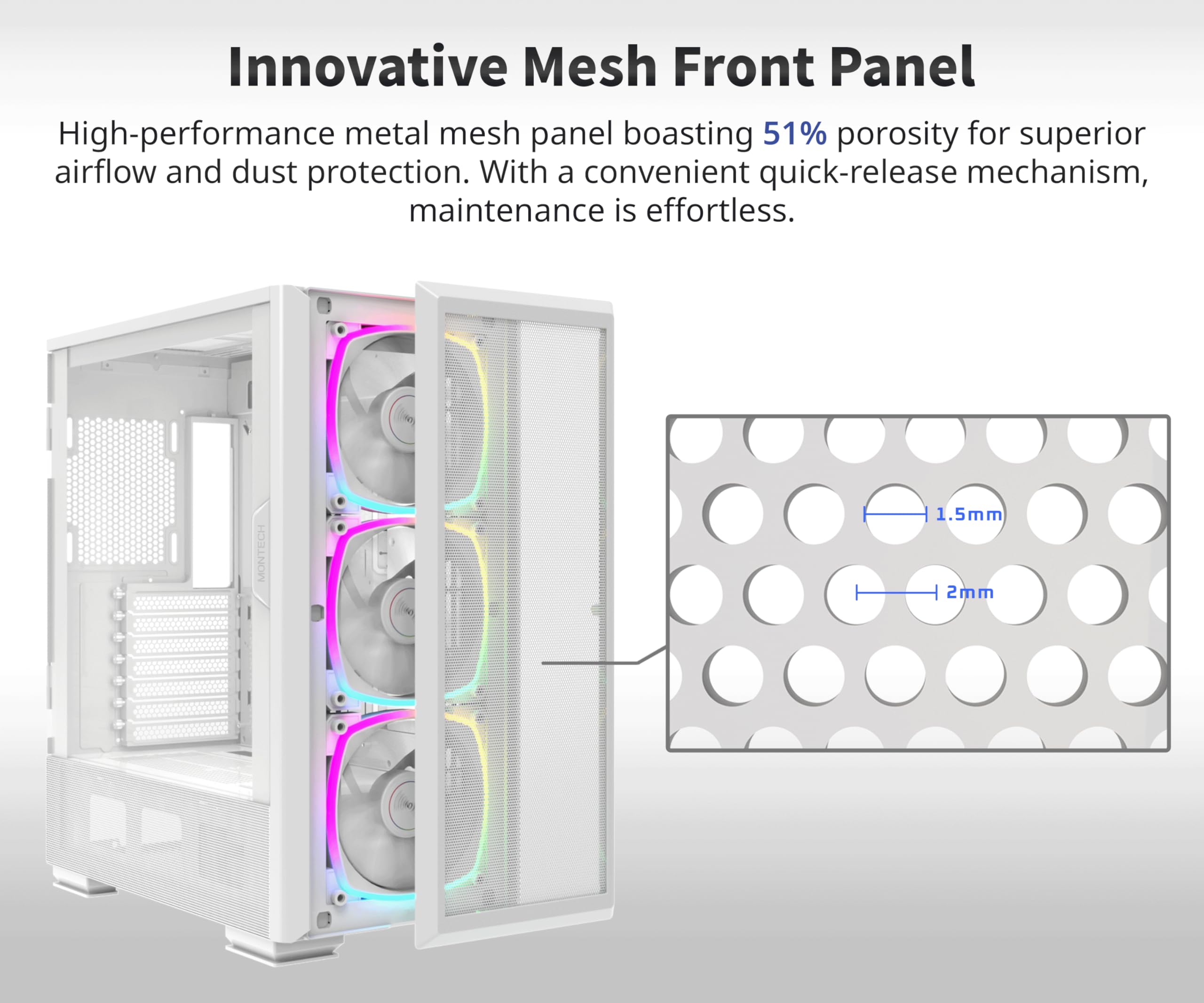 Amazon | Montech Sky Two GX、E-ATX ミッドタワーケース、高い