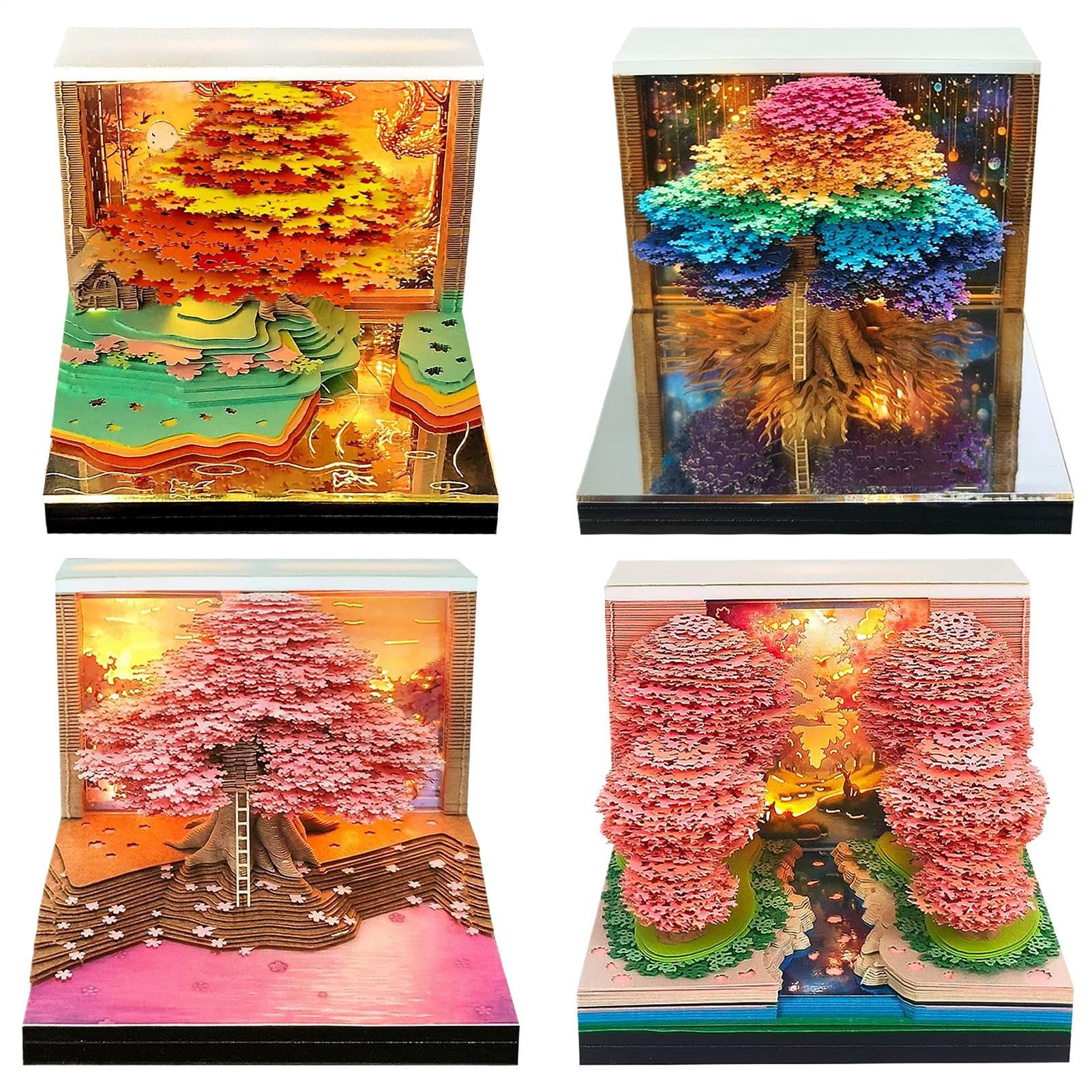 Calendario 3D 2026 2026 Planificador Semanal con Blocs Notas Adhesivas y