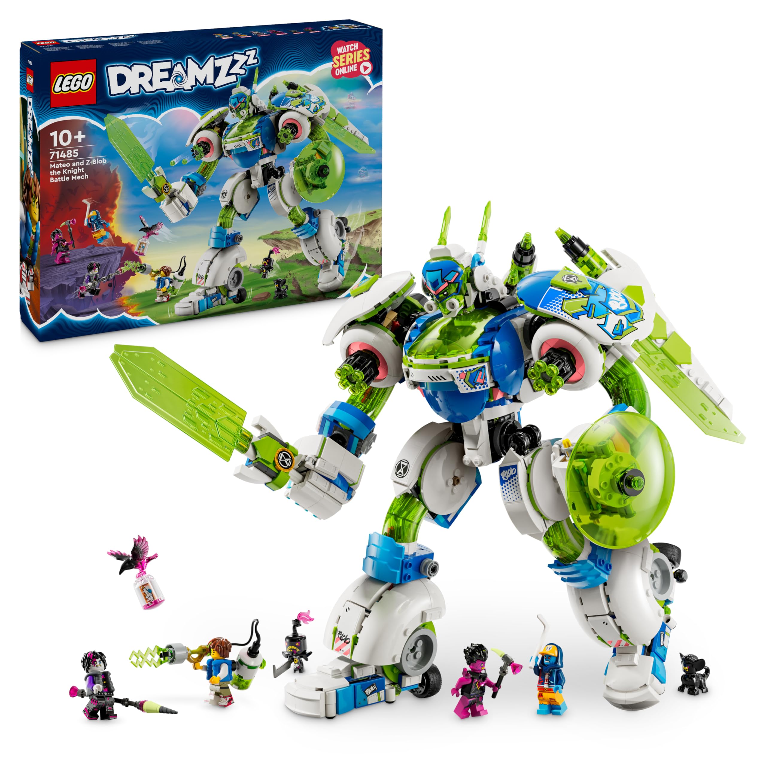 中型ドイツ箱セット ■Ｂ３ LEGO DREAMZzz 71485 3-in-1 Battle Mech by Mateo and Z-Blob