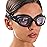 AqtivAqua Transition Swim Goggles Swimming Goggles for Adult Men Women Kids 6-14 Youth Girls Boys Childrens DX-H (All Black frame, Silver case, Photochromic lens)