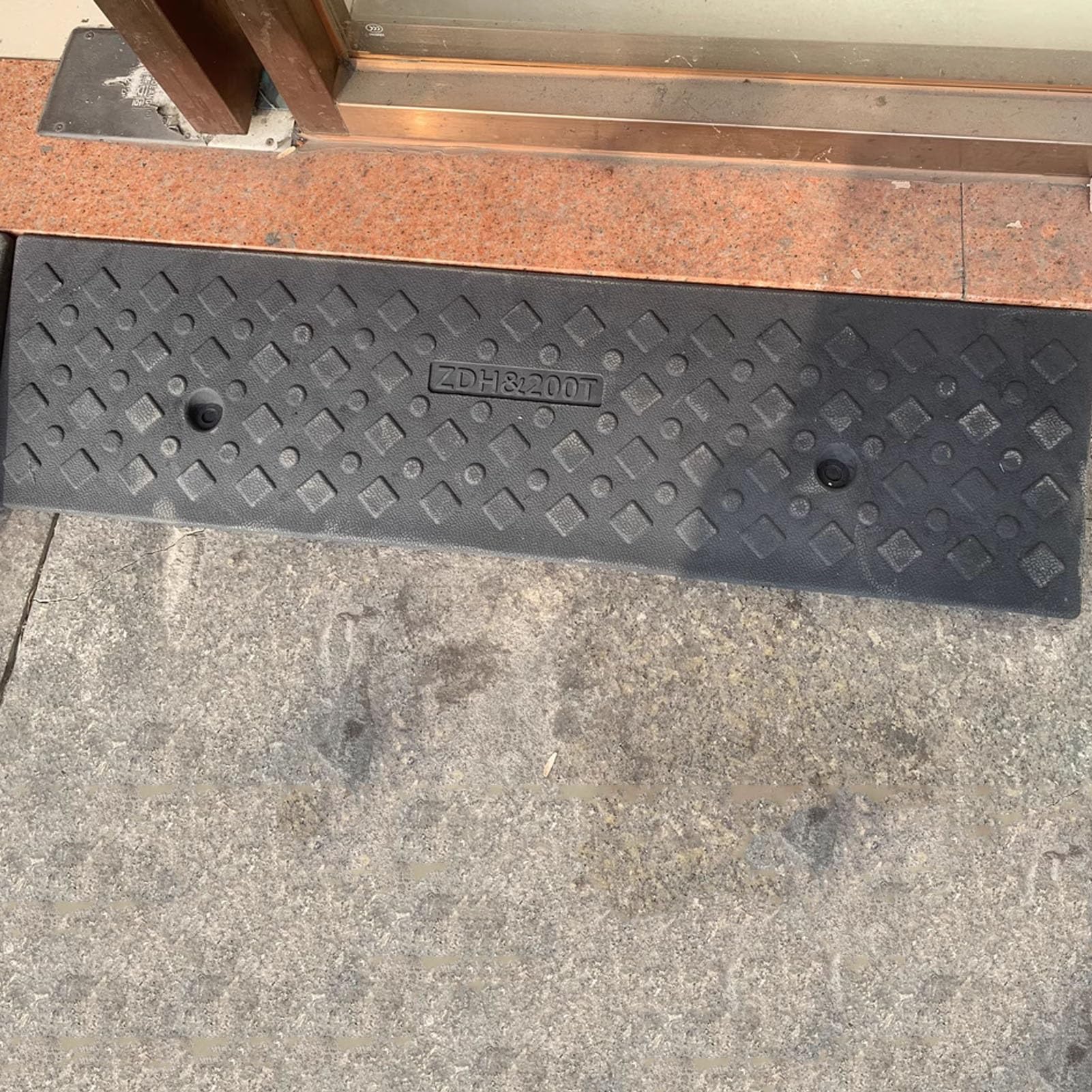 Rampe de Trottoir en Caoutchouc, Rampe de Seuil de Porte, pour Embarcadère de Chargement, Trottoir, Voiture