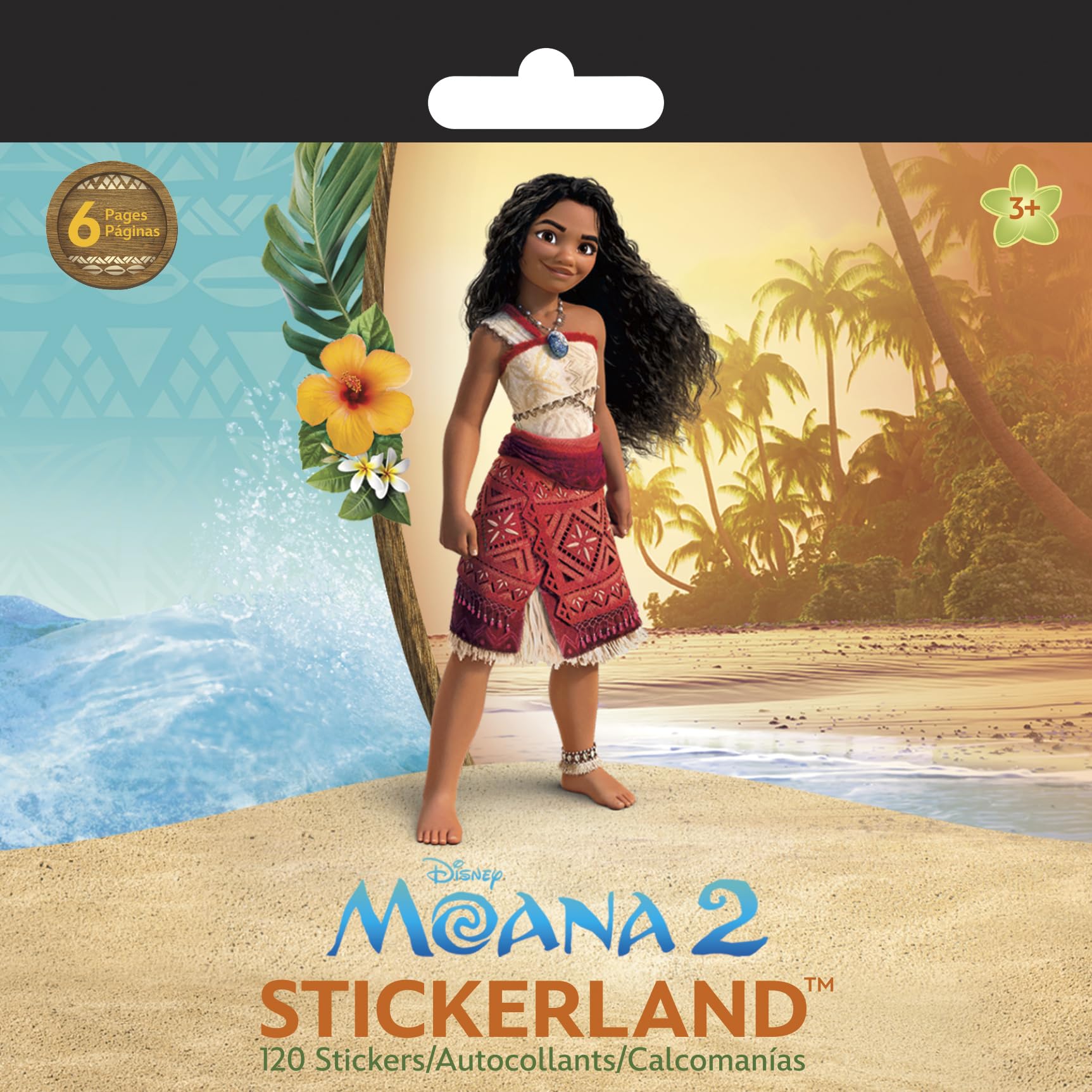 Amazon.com: Disney Moana 2 Mini Stickerland Pad - 6 Page : Toys