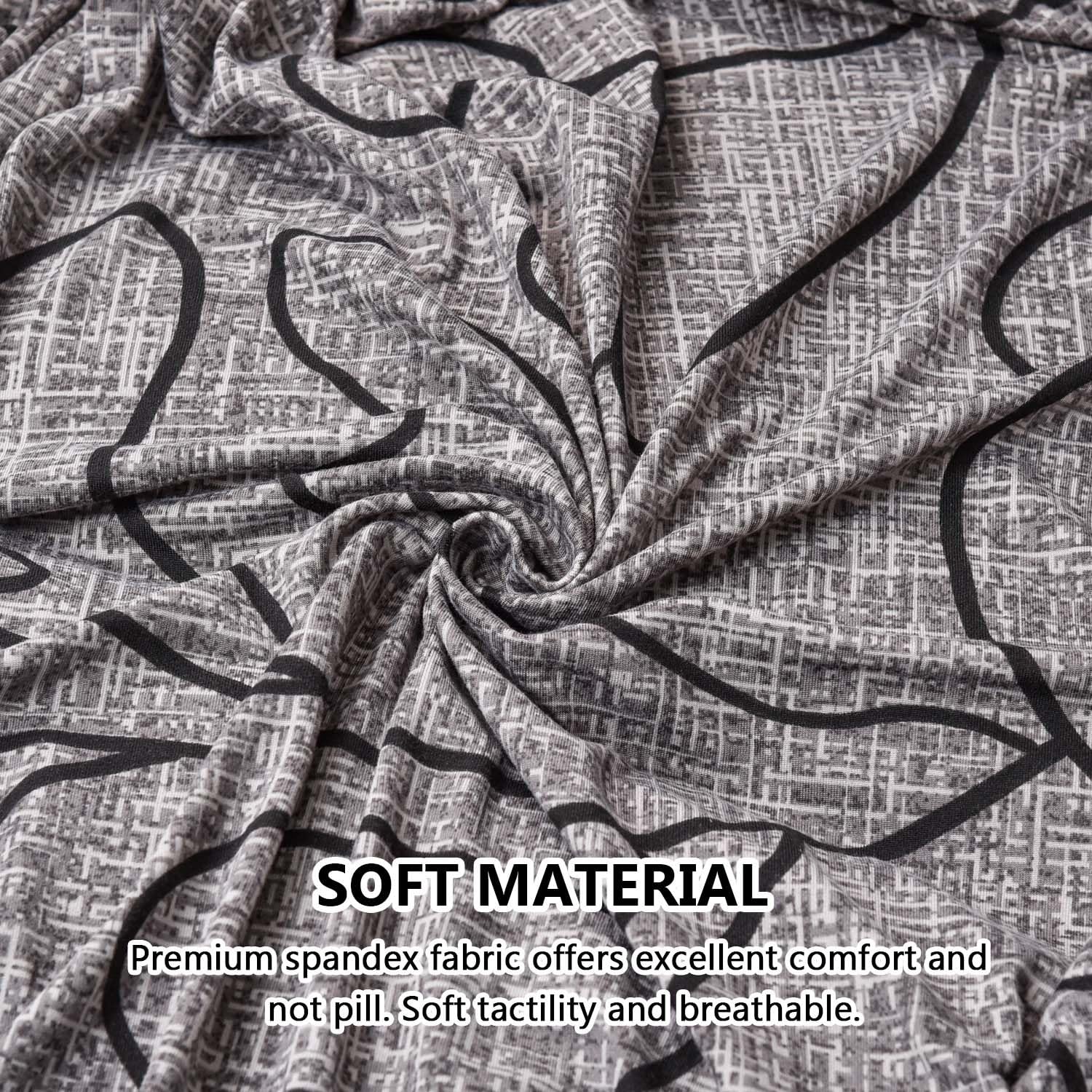 Copridivano Elasticizzato Con Braccioli E Copricuscino Separato – 2/3/1 Posti, In Misto Poliestere E Spandex, Protezione Anti Macchie (Colore: #23, Misura: 2 Posti)