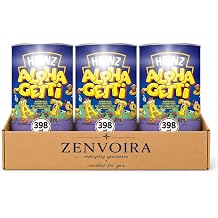 ZENVOIRA Snack Box Heinz Alphagetti Tomato Pasta 398mL,13.5oz - Pack of 3