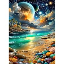 500 Pieces Jigsaw Puzzles for Adults Challenging Beach Landscape Puzzle