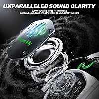 Vista 2 de Wireless Gaming Headset for PC, PS5, PS4, Switch, Mac, Mobile Phone, USB&Type-C 2.4GHz Gaming Headphones with ENC Noise Cancelling Mic, 50mm