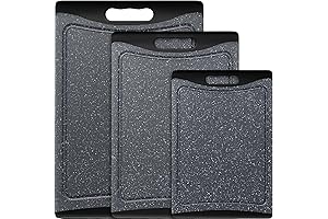 Extra Large Cutting Boards, Plastic Cutting Boards for Kitchen (Set of 3)