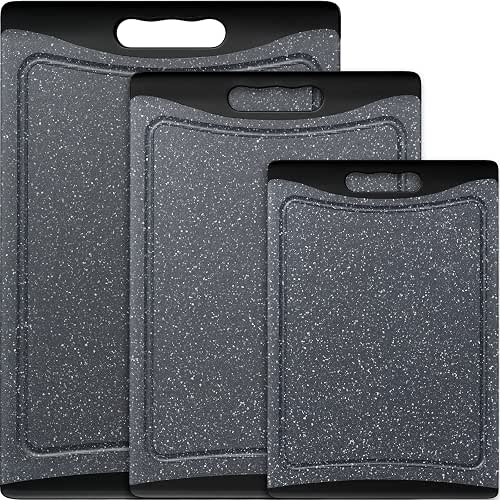 Extra Large Cutting Boards, Plastic Cutting Boards for Kitchen (Set