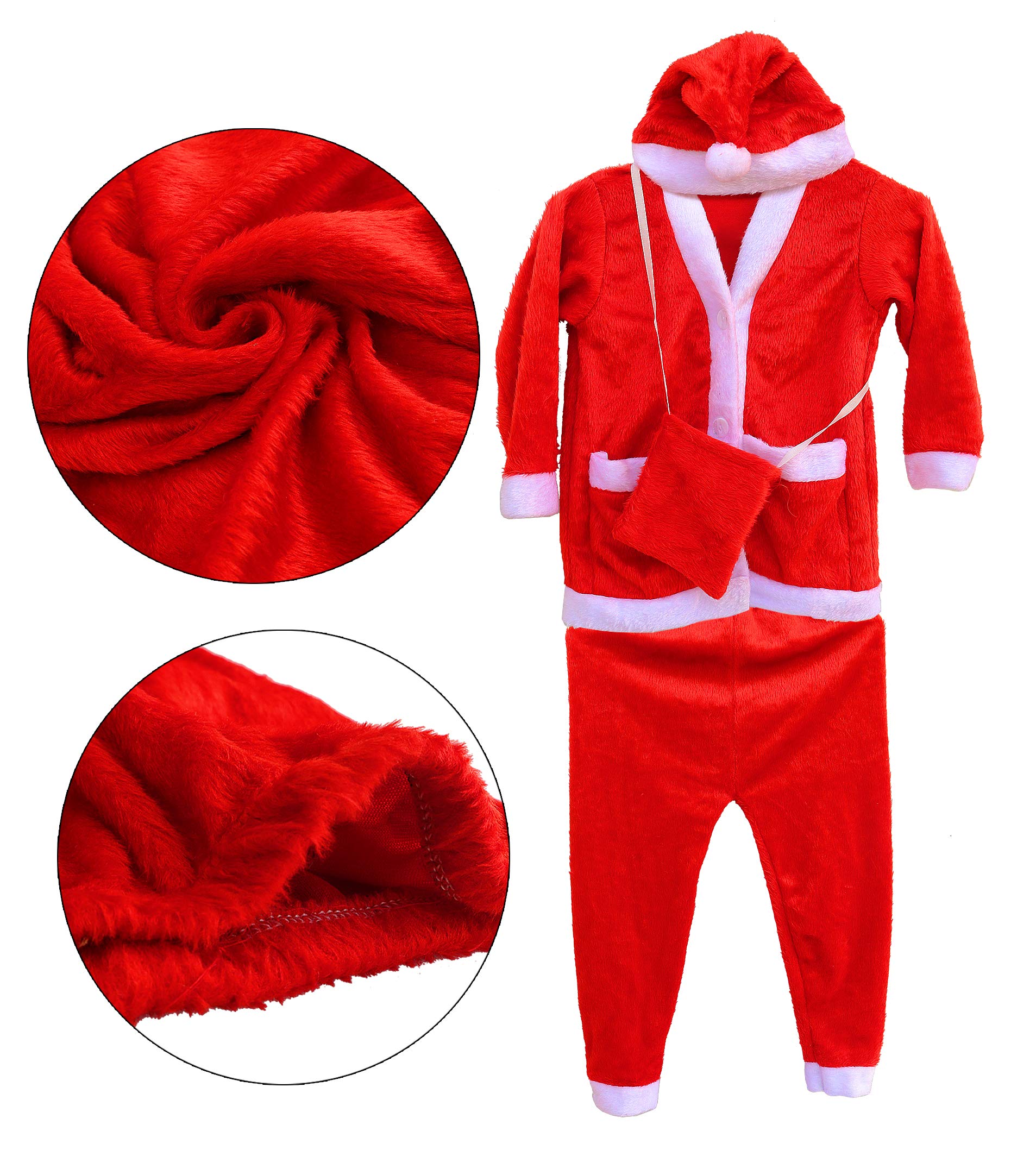 Toyshine Velvet Shaneel Santa Claus Costume Christmas Dress For Kids Size 0 (0-6 Months),Red (B08MWBNNVN) Amazon Price History, Amazon Price Tracker