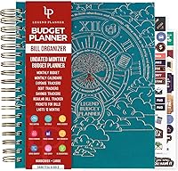 Vista 41 de Legend Budget Planner & Monthly Bill Organizer with Pockets – Home Finance & Expense Tracker – Notebook for Household Budgeting (Periwinkle)