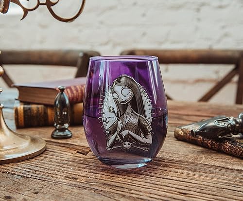 Miniatura 5 de Vaso de vino sin tallo de The Nightmare Before Christmas Sally de Disney, color morado